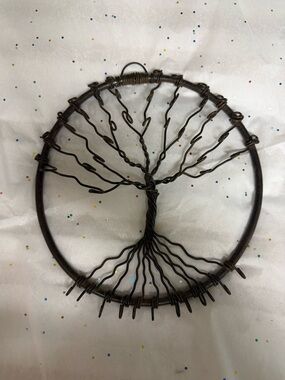 🫐2for$20🫐A15Wire Tree of Life Wall Hanging - jewelry /key holder